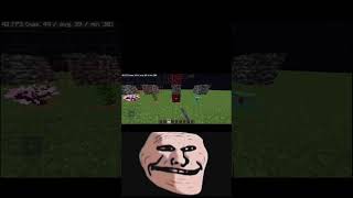 power of minecraft saplings💪😱minecraft viral shorts trollface [upl. by Ikoek]