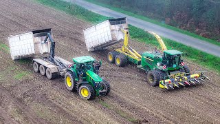 Ensileuse PorteCaisson UNIQUE EN FRANCE  REPORTAGE ENSILAGE MAÏS 2024 [upl. by Melantha]