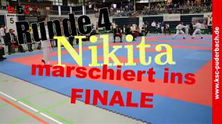 Karate Kumite DM 2017 Bielefeld Halbfinale  Nikita Seifert vs I Abramovic [upl. by Attelrahc723]