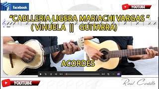 CABALLERIA LIGERA  VIHUELA  GUITARRA  ACORDES [upl. by Rats221]