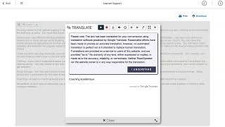 Using the Translate tool in ReadSpeaker webReader [upl. by Hannala]