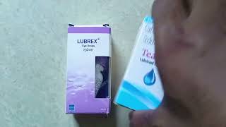 Lubrex eye dropsCarboxymethylcellulose Eye Drops IP 05wv Tear DropsLubricating eye drops [upl. by Eserrehs]