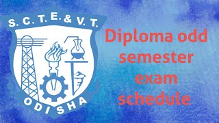 diploma 1st sem exam schedule l 3rd sem exam schedule l diploma 5th sem exam schedule 6th sem back [upl. by Ianaj814]