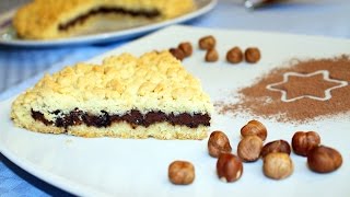 Sbriciolata alla Nutella  Ricetta di Fidelity Cucina [upl. by Vincents]