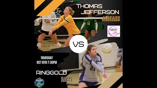 MVI Live  Ringgold vs Thomas Jefferson  Volleyball  101024 [upl. by Baalbeer]