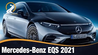 Mercedes Benz EQS 2021  EL AUTO ELÉCTRICO MAS AVANZADO Y LUJOSO DEL MUNDO [upl. by Bernetta]