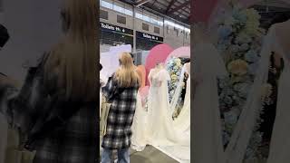 Bellamour Coutures stunning bridal wear display at Sydneys Annual Wedding Expo 2024 weddingexpo [upl. by Isiahi]