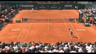 Novak Djokovic vs Rafael Nadal  Nole Wins First set  Highlights  FINAL MonteCarlo 2013 [upl. by Anaitak]