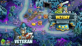 Desecrated Temple  Veteran  3 Stars  Kingdom Rush 5 Alliance Campaign [upl. by Tades]