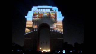 3D Sound and Light Show on INDIA GATE [upl. by Rehpetsirhc]