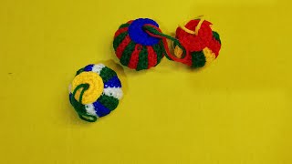 COMO ELABORAR ESFERAS NAVIDEÑAS A CROCHET [upl. by Thurlow]