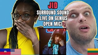 JID  Surround Sound Reaction Live on Genius Open Mic  FIRST TIME WATCHING [upl. by Ainud]