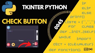 Python Tkinter Checkbutton 0045 [upl. by Annait533]