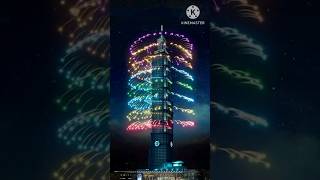 happynewyear2024 Most Spectacular Fireworks Show  TAIWANS Taipei 101 [upl. by Kono]