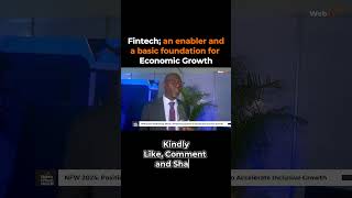 Fintech An Enabler and Basic Foundation for Economic Growth nigeriaeconomy fintech technology [upl. by Chappy]