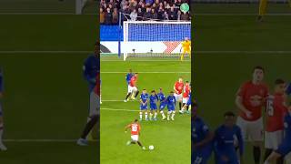 Marcus Rashford free kick vs Chelsea🔥🔥 [upl. by Sturdivant975]