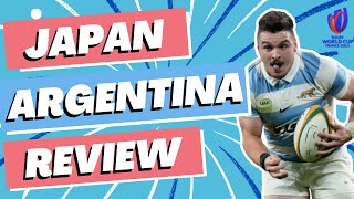 Argentina v Japan Review  Rugby World Cup 2023 [upl. by Yttik]