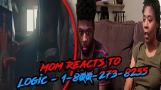 Mom Reacts to Logic  18002738255 ft Alessia Cara Khalid [upl. by Olaf251]