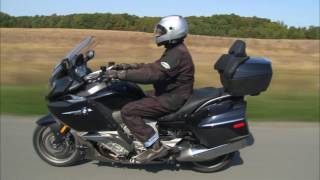 BMW K1600 GTL Motorcycle Experience Road Test 2012 [upl. by Ahsilat]