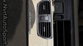 Porsche 997 Carbon fiber center ac vent from NVD Autosportnvdautosport porsche carbon 997 [upl. by Attoynek]