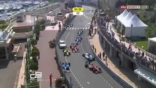 GP2 2012 Monaco Startchaos [upl. by Daisey]