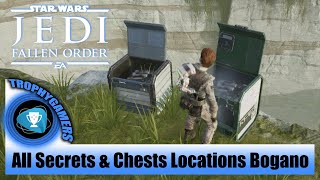 Jedi Fallen Order  All Secrets amp Chests Locations in Bogano [upl. by Wearing]