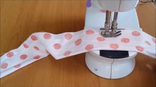 How to make a kid dress patterns and to sew a easy dress patterns STEP5 Stitching the Bows [upl. by Bertsche]