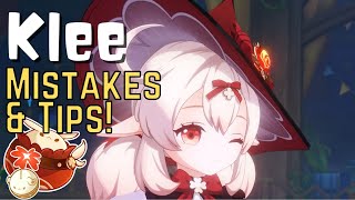 Klee new player mistakes amp tips  Klee Guide [upl. by Ause]