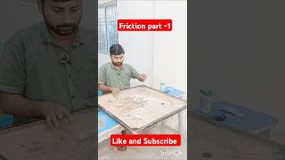 Friction friction frictionforce science scienceexperiment funandscience trending viralvideo [upl. by Nedia]