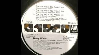 Barry White  Practice What You Preach Kenneth Crouch Instrumental 1994 [upl. by Hawker739]