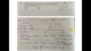 In figura alaturata dreptele AX si BY sunt paralele iar semidreptele AC si BC sunt bisectoarele [upl. by Ariaet]