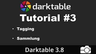 Darktable Tutorial 3 VerschlagwortungTagging und Sammlung anzeigen  deutsch  Bildbearbeitung [upl. by Aihsekal706]