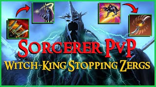 SORCERER ESO PVP The WitchKing Stopping Zergs [upl. by Inad]