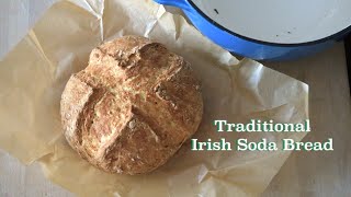 Traditional Simple Irish Soda Bread Classic Delicious and Easy A super fast bread recipe [upl. by Neall]