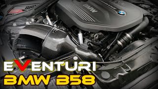 BMW M240i  Eventuri Carbon Intake Ansaugung für B58 Motor Sound Test [upl. by Assiron155]