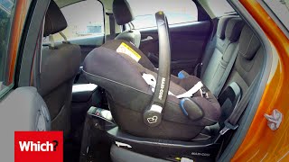 How to fit an isofix baby car seat in 60 seconds [upl. by Nyloc863]