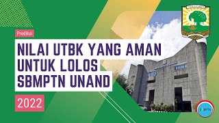 Passing Grade Nilai UTBK untuk Lolos SNBT Unand 2022 [upl. by Meelas]