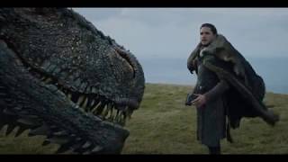 Jon Snow meets Drogon first time on screen  Jon vs Dragon  S7E05 [upl. by Rora]