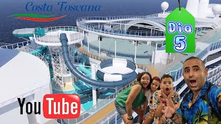 Crucero por el Mediterráneo Costa Toscana 🛳 NAPOLES Dia 5 [upl. by Dnomde117]