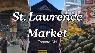 Exploring St Lawrence Market  The Peameal Bacon amp Lobster Roll Experience [upl. by Nirtiac]