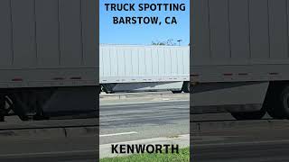 TRUCK SPOTTING 00748  KENWORTH automobile semitrailer trucking [upl. by Eusassilem]