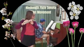 Hindemith Flute Sonata Heiter bewegt 1st movement Grade 8 Trinity Flute [upl. by Onra]