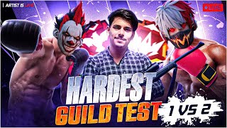 FREE FIRE LIVE  1V2  GUILD TEST  PRACTICE  ARTIST IS LIVE  DAY5 NonstopGaming [upl. by Esbenshade314]