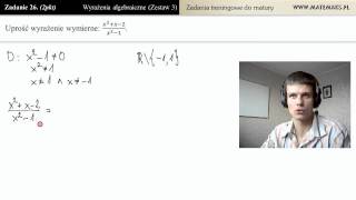 Zad26 Uprość wyrażenie algebraiczne wyrażenia algebraiczne  zestaw 3 [upl. by Octavie]