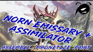 Tyranids Norn Emissary and Norn Assimilator lore magnetizing and painting [upl. by Htbazile]