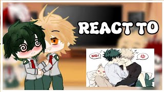 🇲🇽🇺🇸 BNHA REACT TO BAKUDEKU 🧡💚 BNHA REACCIONA A BAKUDEKU 🧡💚 bakudeku  MARI [upl. by Eppilihp]