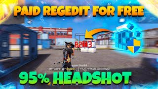 This REGEDIT will give you 95 headshot rate in free fire With Proof [upl. by Ydolem]