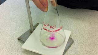 Titration using phenolphthalein [upl. by Fawcette]