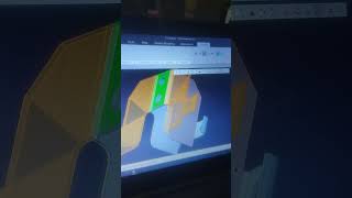 sheet metal development in creo parametric 3dmodelingsoftware cad sheetmetal shorts Creo [upl. by Gradeigh]