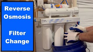 Reverse Osmosis Filter Change [upl. by Dotson]